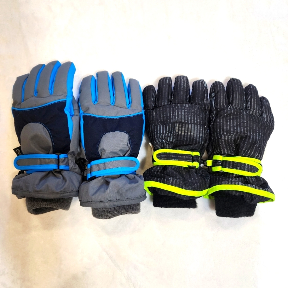 Children's Place Kids Snow Gloves, Set of 2, L/XL (8+)